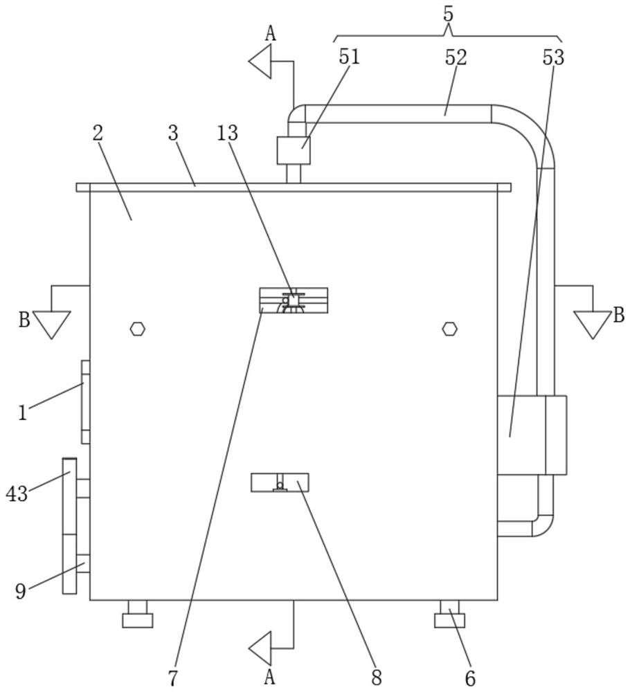 Multi-color blending dip dyeing device for textile polyester yarns