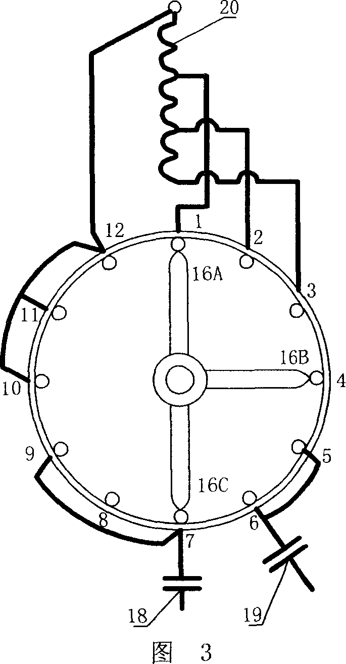 Capacitor and series reactor synchronous capacitance and reactance modulation switch