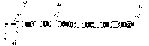 An accident scene protection warning retractor