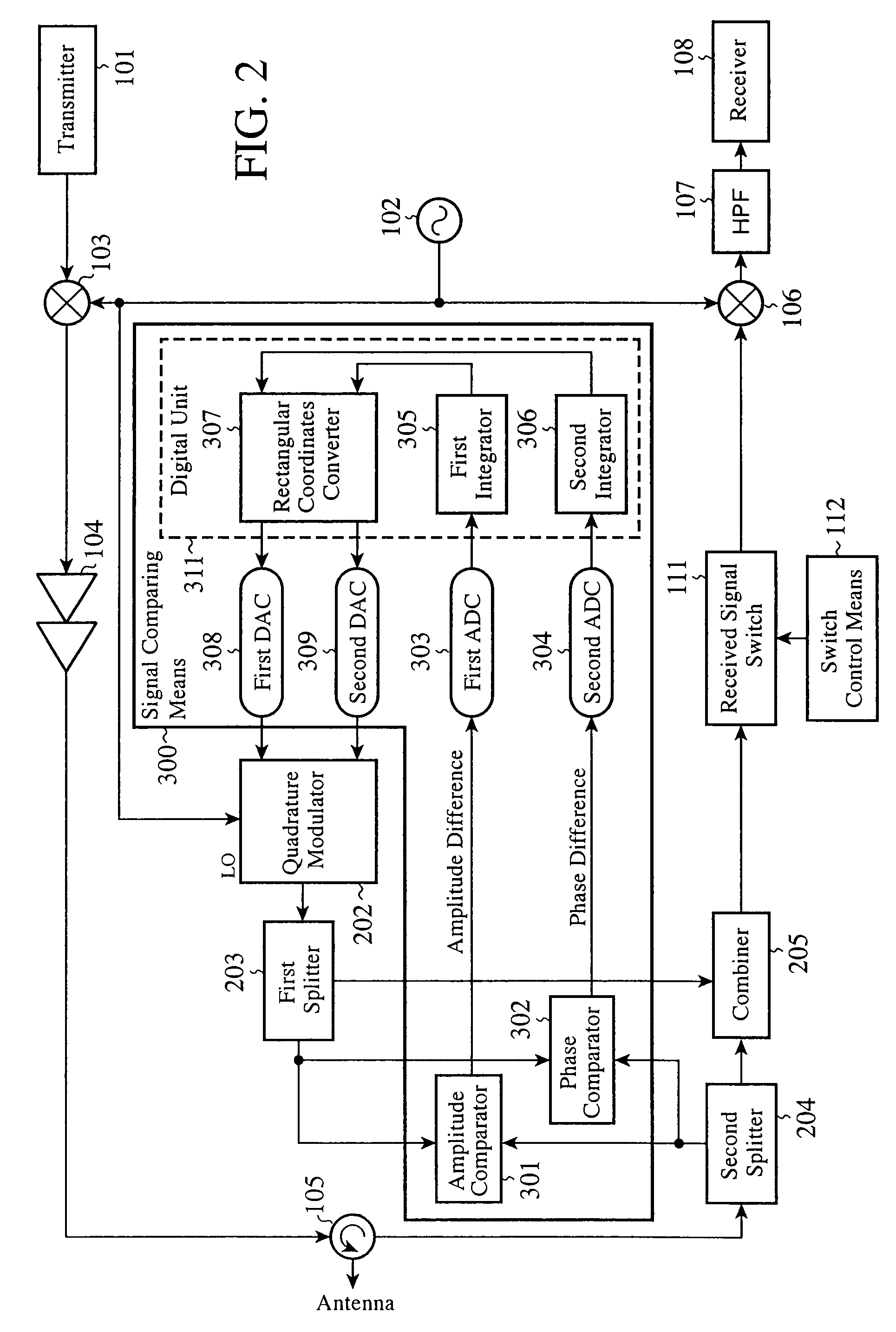 Leakage signal cancellation apparatus