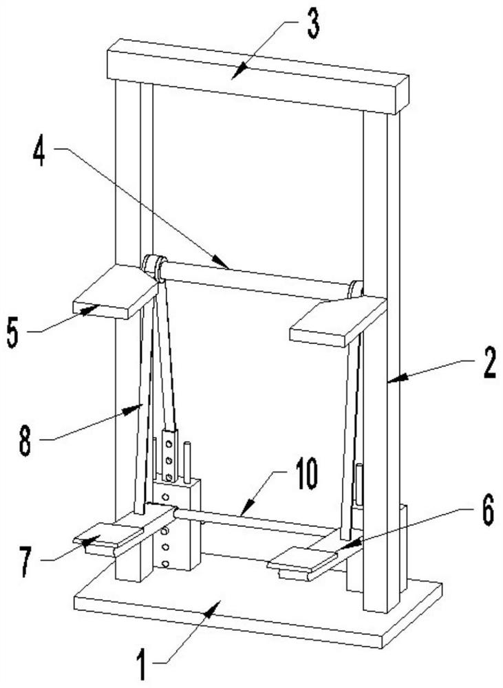 Exercise recovery device for cardiovascular diseases of old people