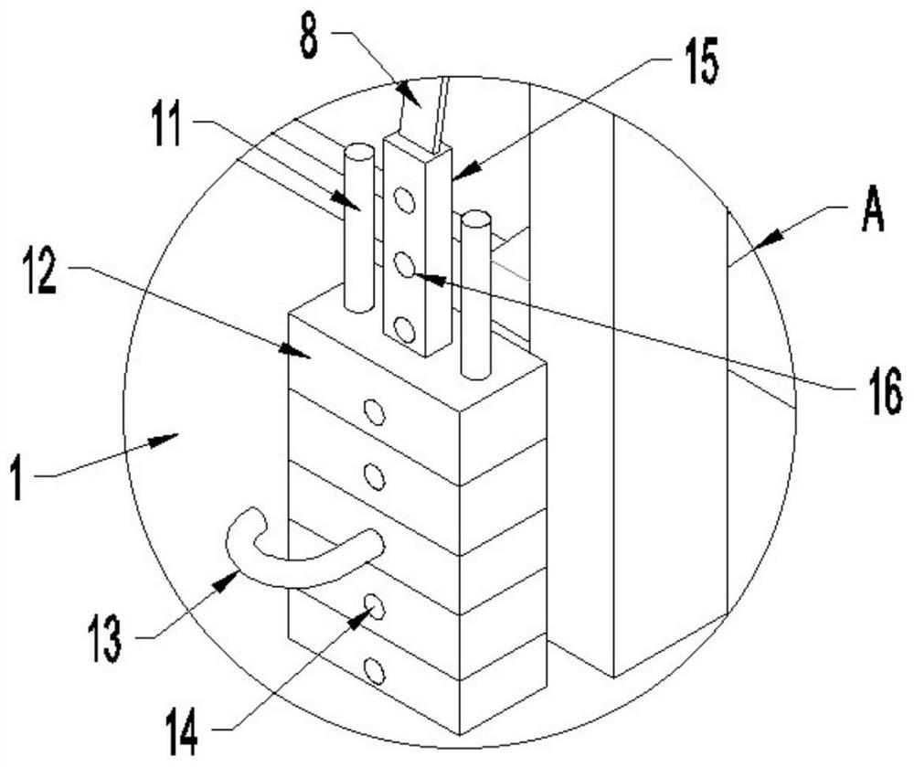 Exercise recovery device for cardiovascular diseases of old people