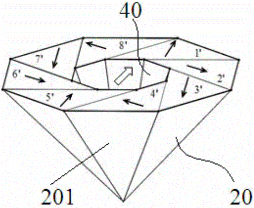 Permanent magnet device used for nuclear magnetic resonance probe