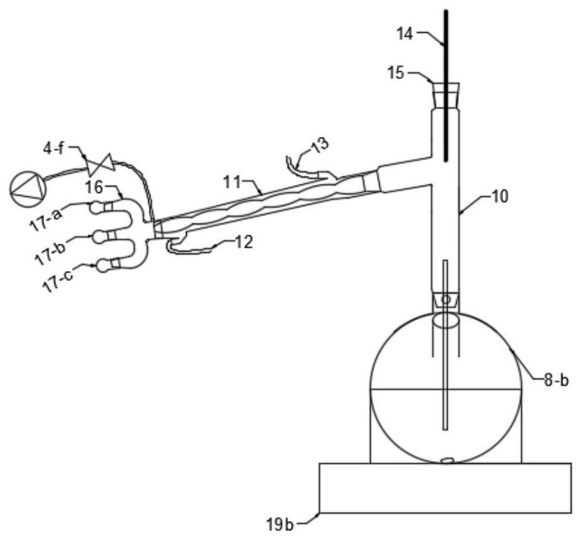 Integrated device for preparing, separating and purifying silyl enol ether