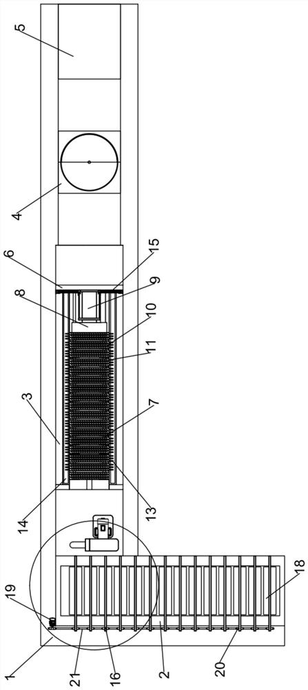 Recovery treatment device applied to concentrated water of chemical water production system