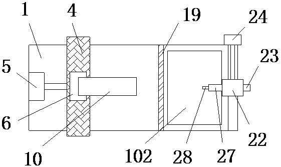 A quick riveting device for bus duct