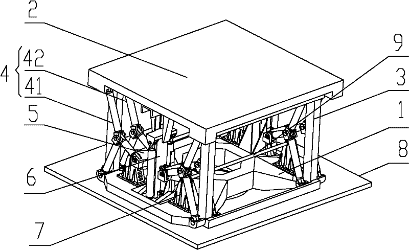 Jacking mechanism and offshore fan transportation and installation platform with same