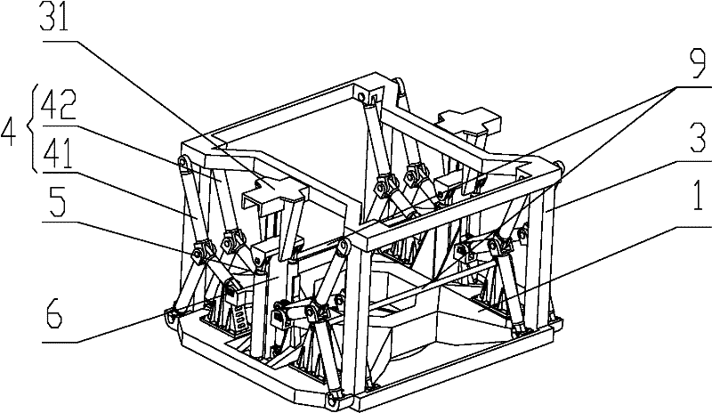 Jacking mechanism and offshore fan transportation and installation platform with same