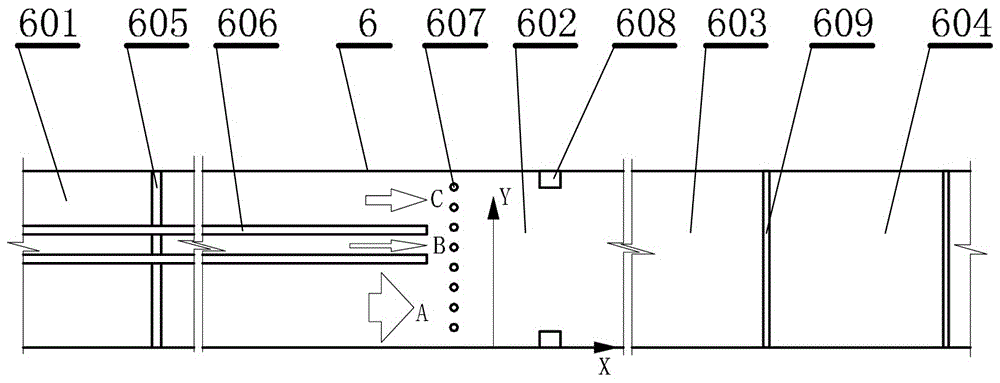 Fishway inlet system luring grass carp, design method of fishway inlet system luring grass carp and fish luring flow speed calibration device