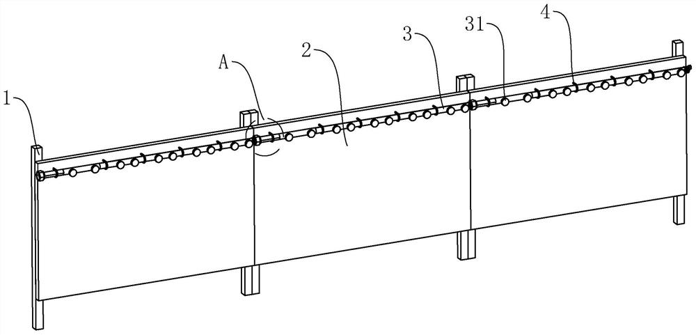 Urban highway environment-friendly construction device and construction method