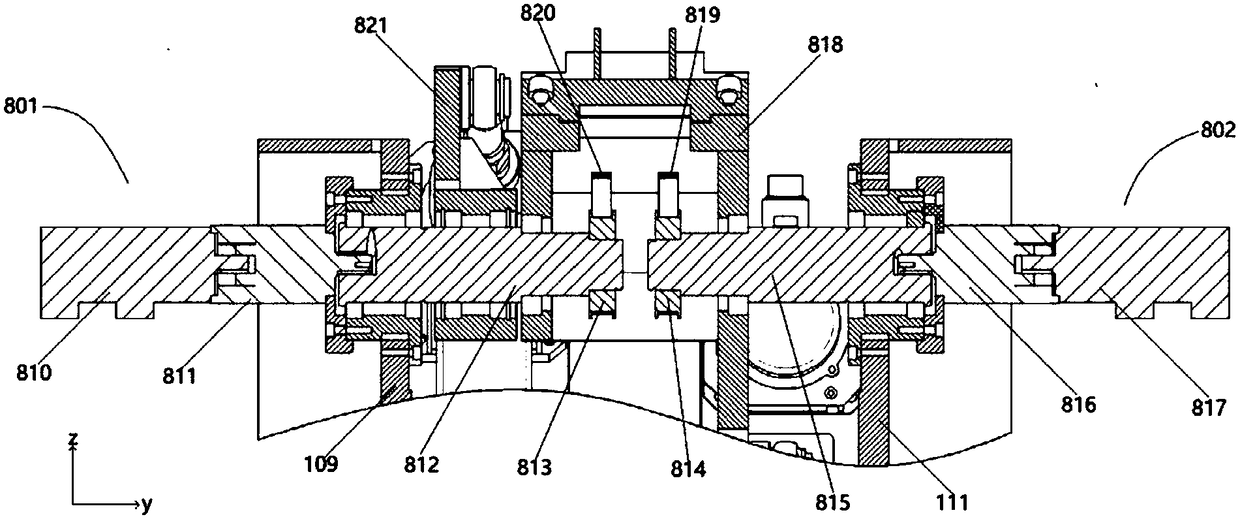 Multi-axis mechanical arm with electric clamping claw