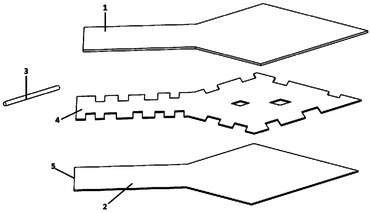 Flexible flat plate heat pipe structure