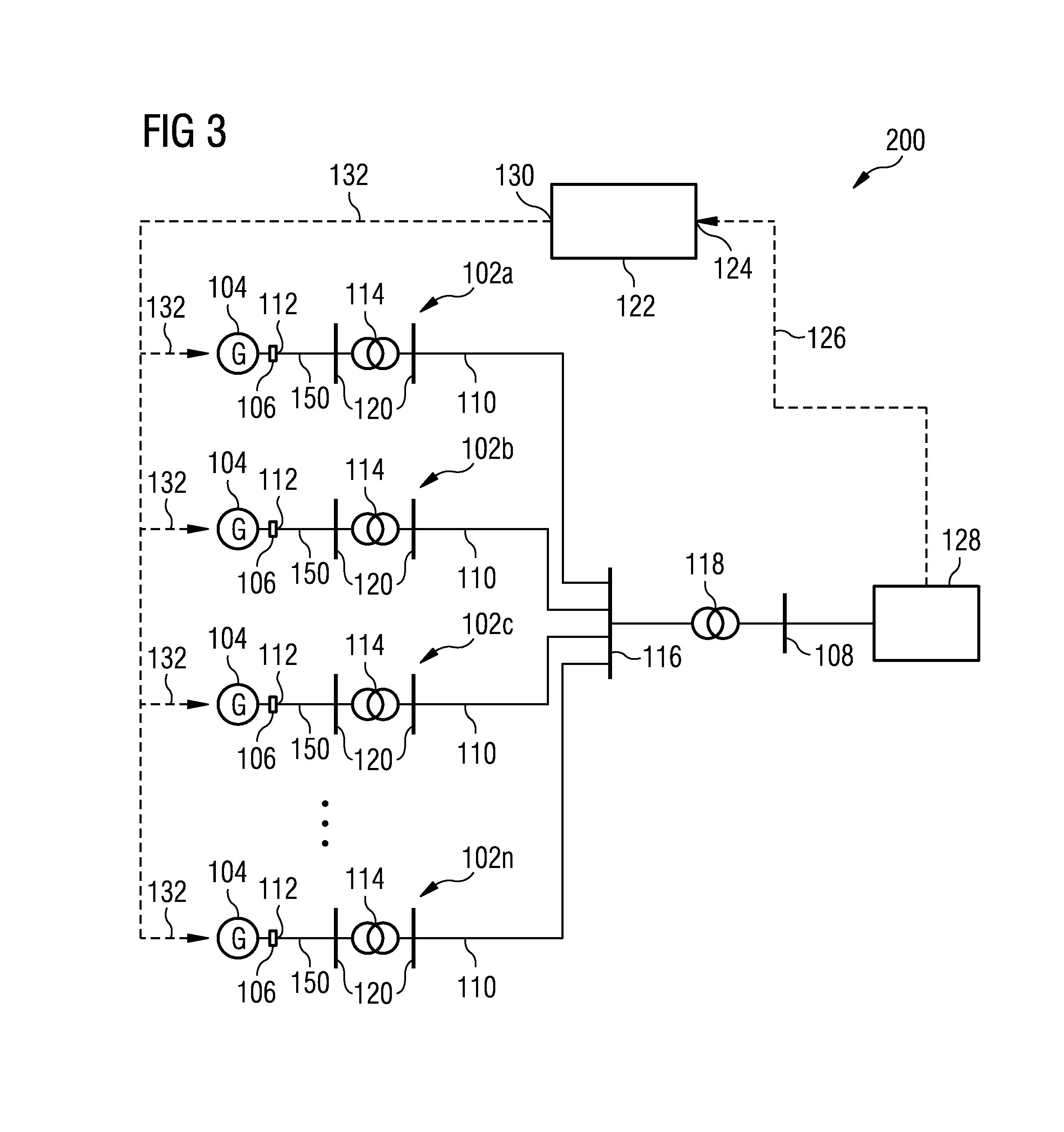 Power oscillation damping by a converter-based power generation device