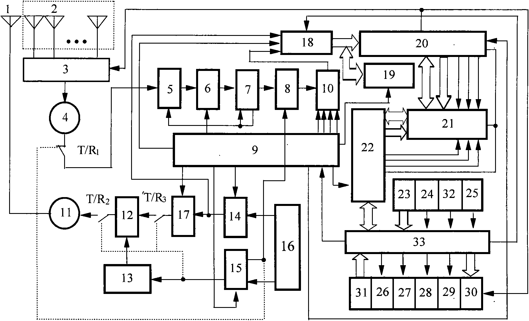 Millimeter-wave random biphase code phase-modulation and amplitude-modulation automotive collision-proof radar