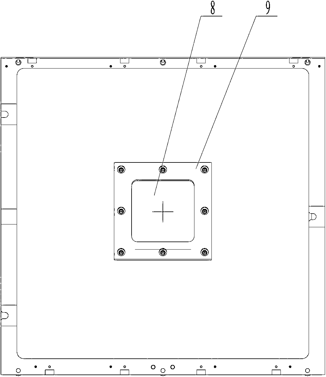 Accurate off-line shaft fixing device and method of wedge-shaped lens disassembly and assembly unit