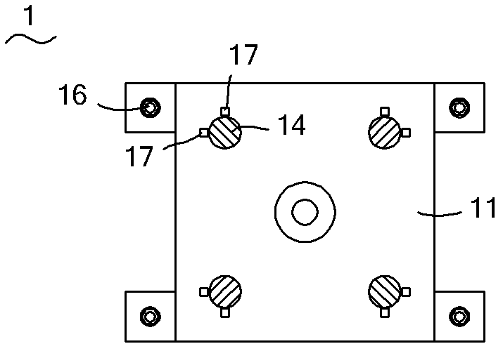 Prestressed stand for vertical extruder