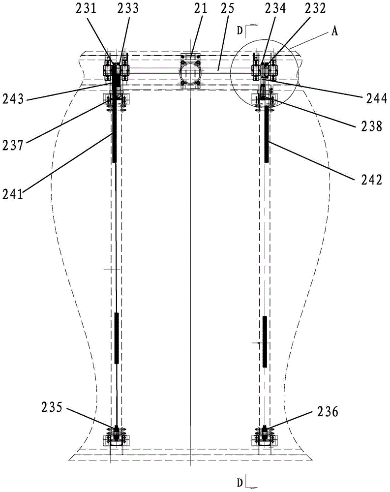 A comb-type tower garage parking equipment