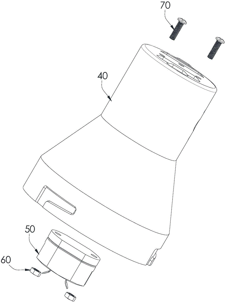 Lamp holder assembly fixture and lamp holder assembly method