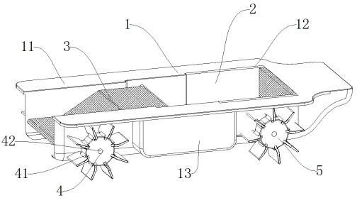 Algae salvage device for water ecological environment treatment