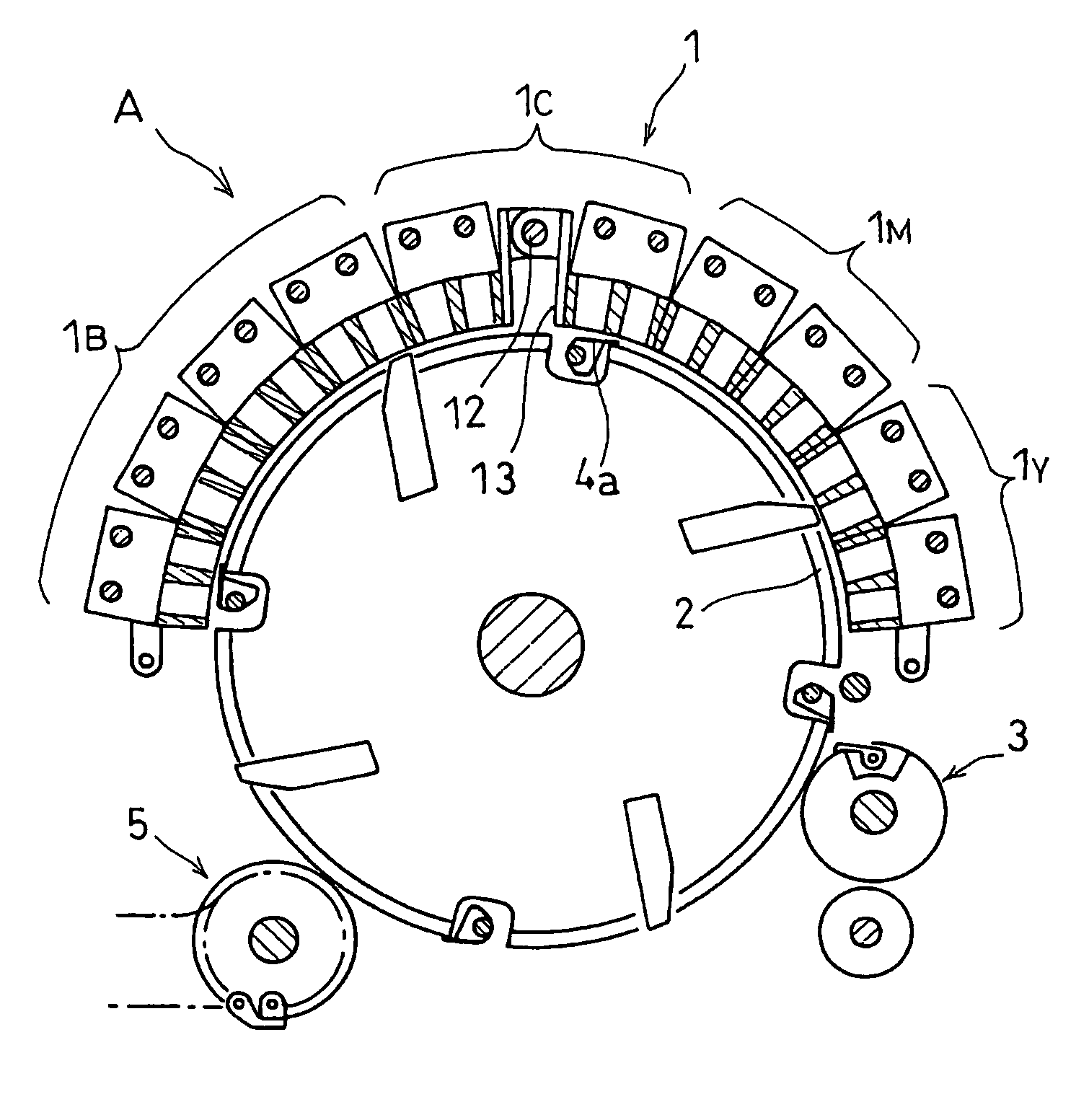 Line-dot recorder