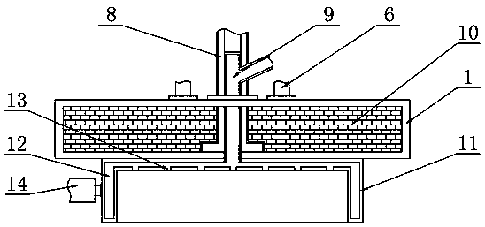 EPS special-shape package mold without vapor lock