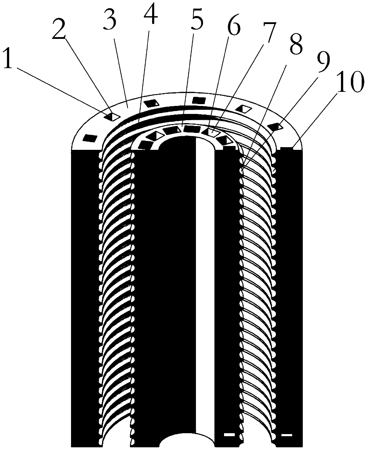 Slip ring magnetic coupling mechanism