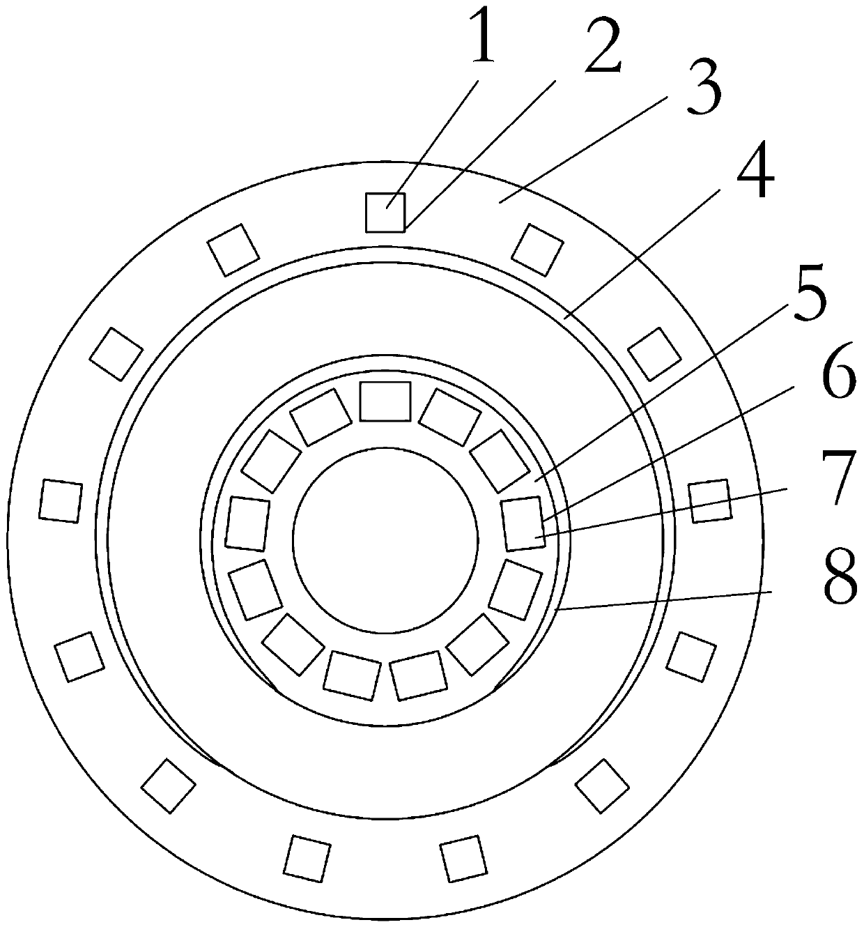 Slip ring magnetic coupling mechanism