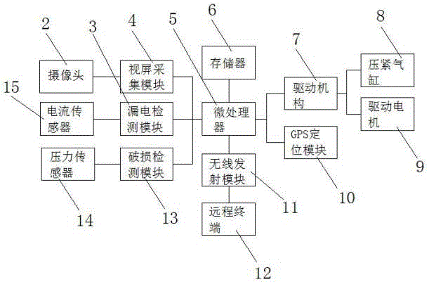 Detection robot for high-voltage cable