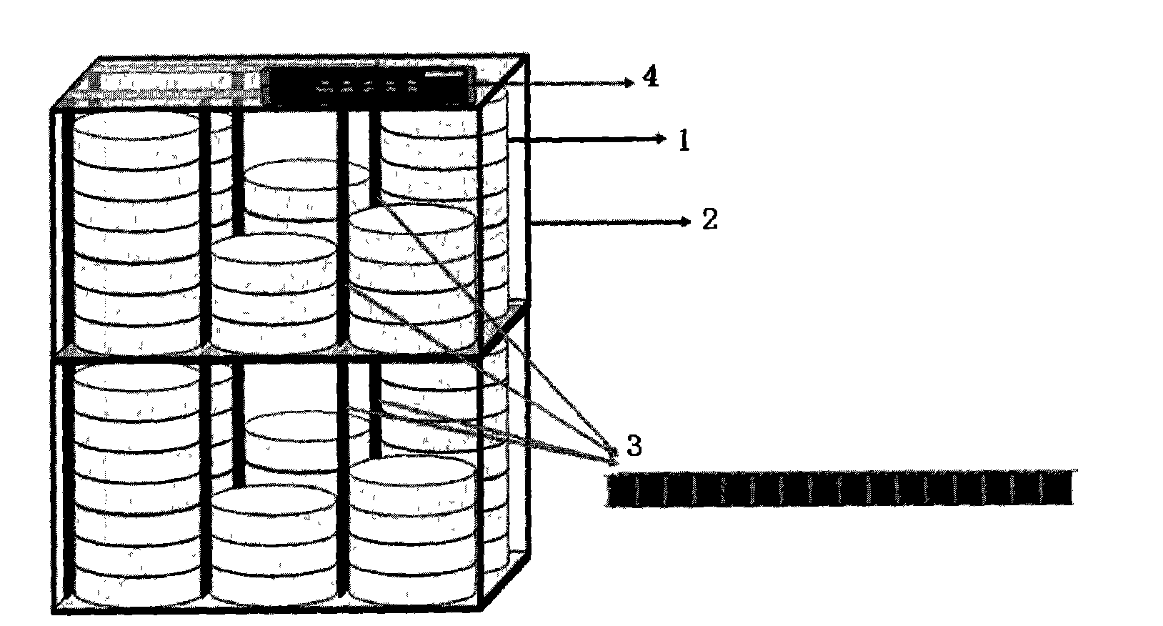 Asset inspection method for media assets in film rack