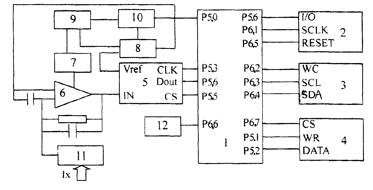 Controller of portable blood sugar instrument