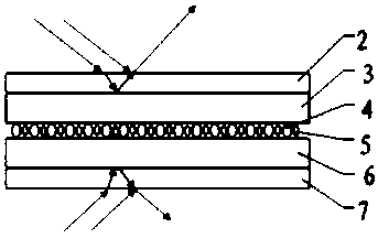 Optical composite film of low reflection and high transmittance