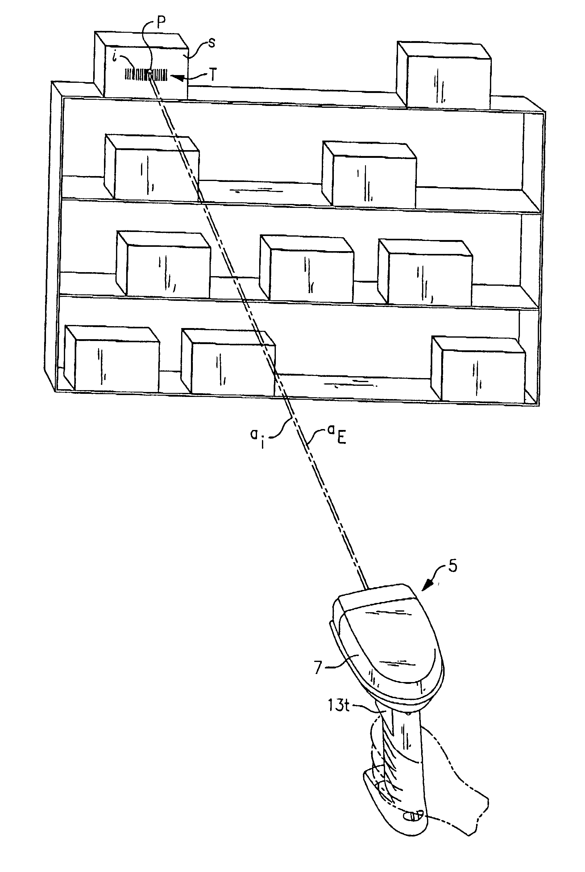 Long range optical reader