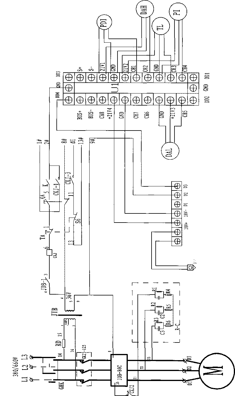 Intelligent movable gas pumping station for mine