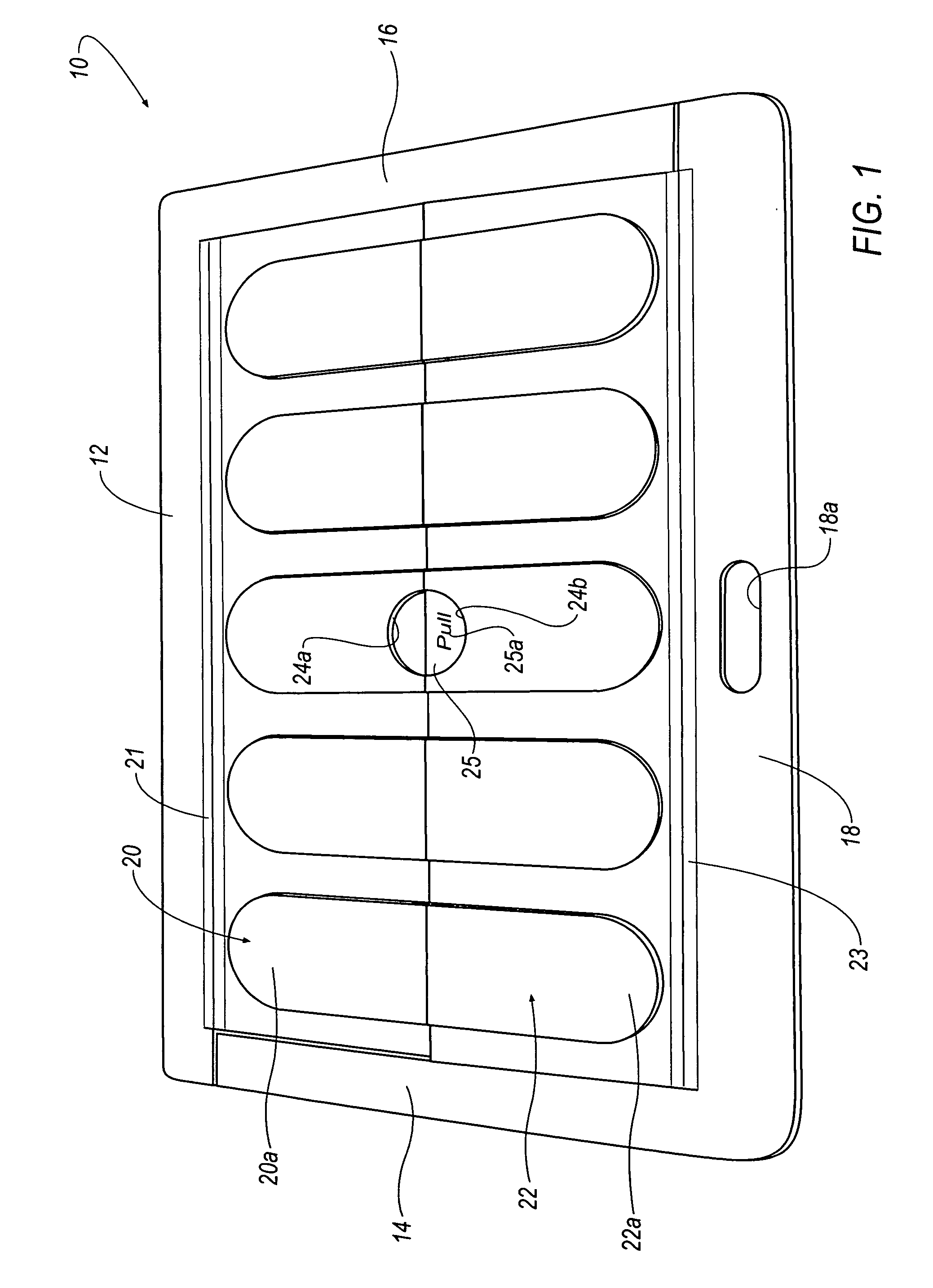 One handed, pop-up cargo management system