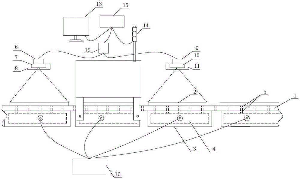 Visual detection mechanism for crack of solar cell panel