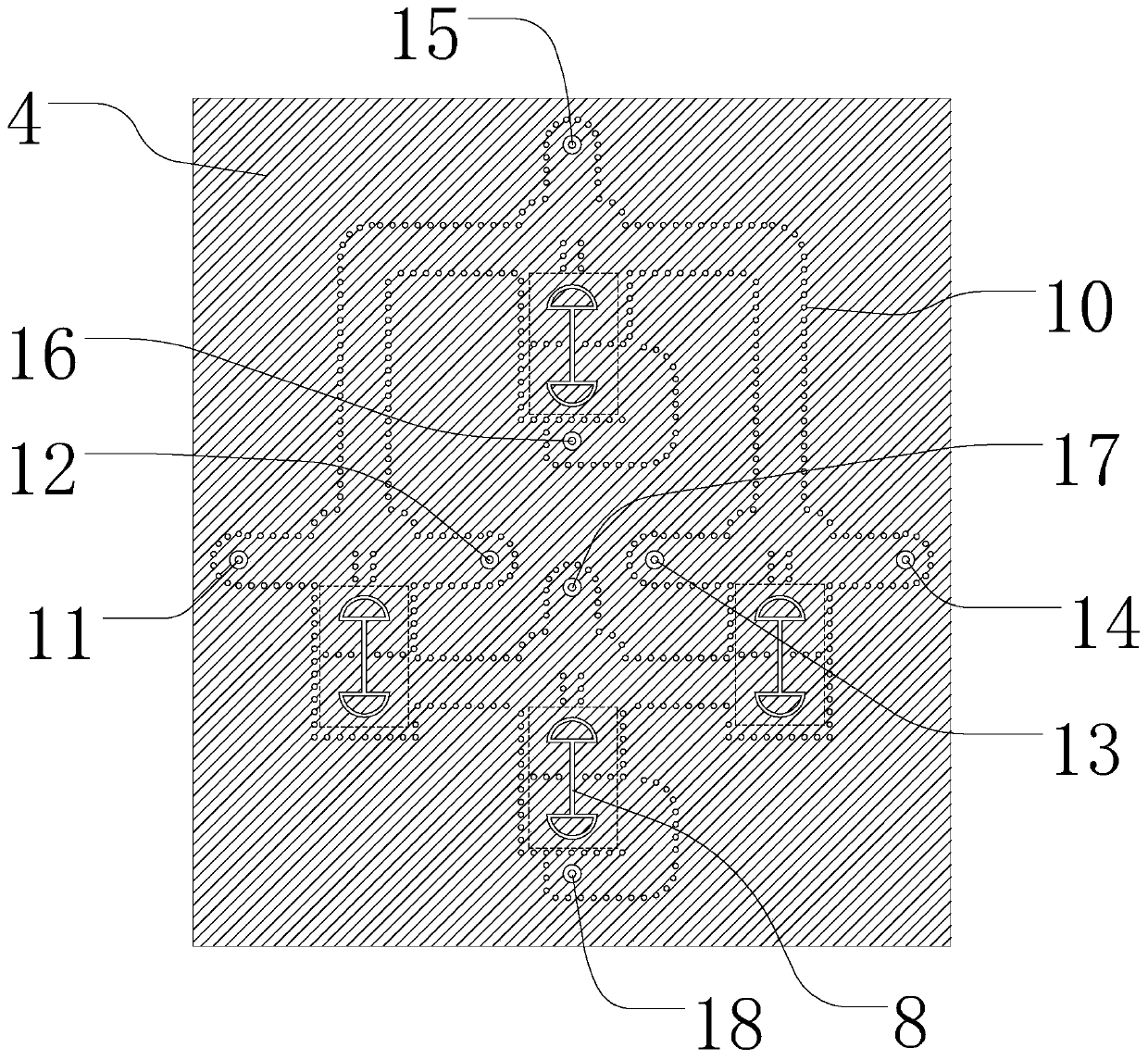 Stripline/slotline hybrid broadband two-dimensional sum-difference network