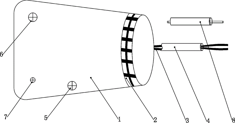 Controlled air-inflation enclosed type myoma specimen smashing bag