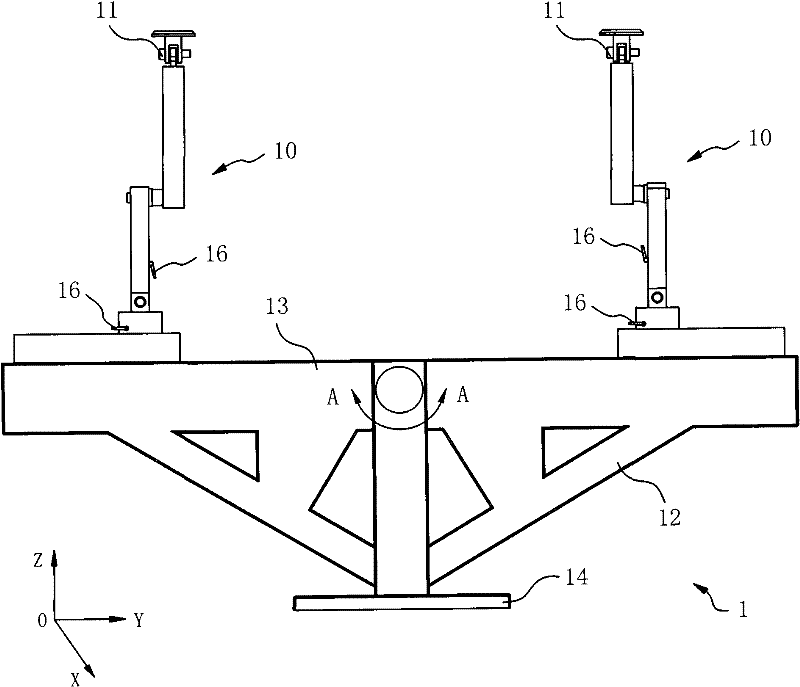 System and method for testing body-in-white bending rigidity of automobile