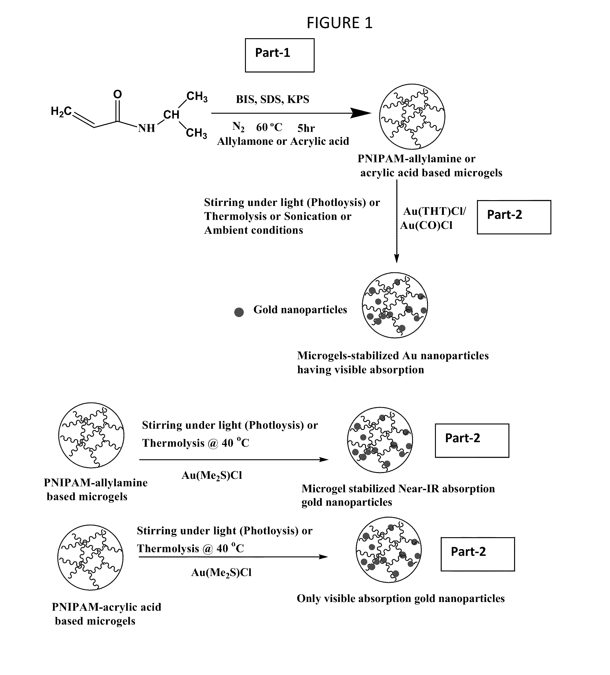 Gold, silver, and copper nanoparticles stabilized in biocompatible aqueous media