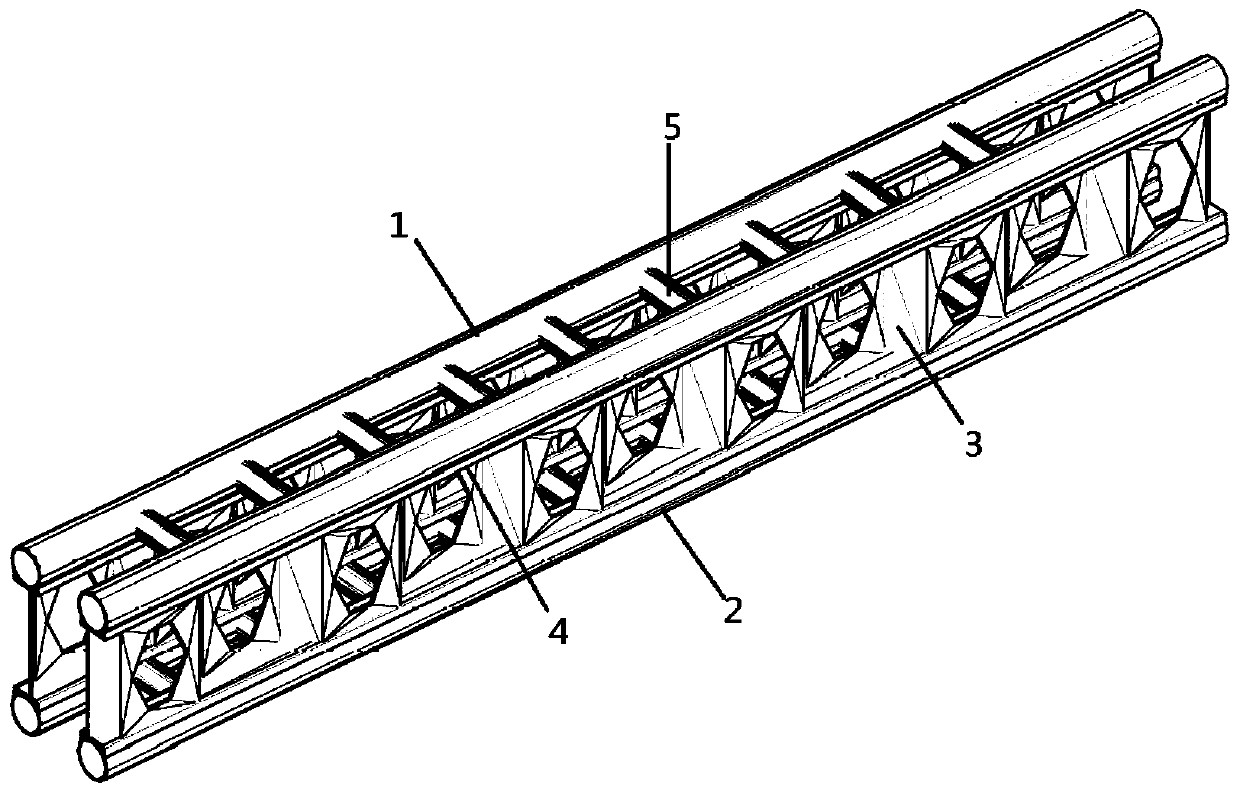 Girdle truss, manufacturing method of girdle truss and super high-rise building giant frame