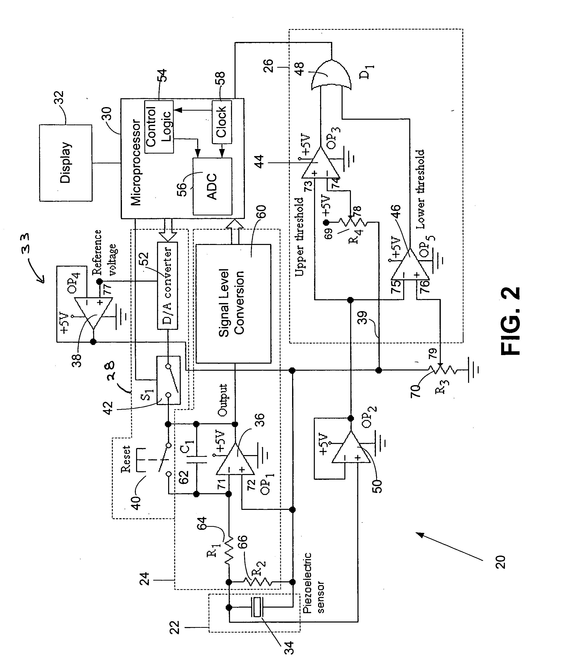 System and method for load sensing using piezoelectric effect