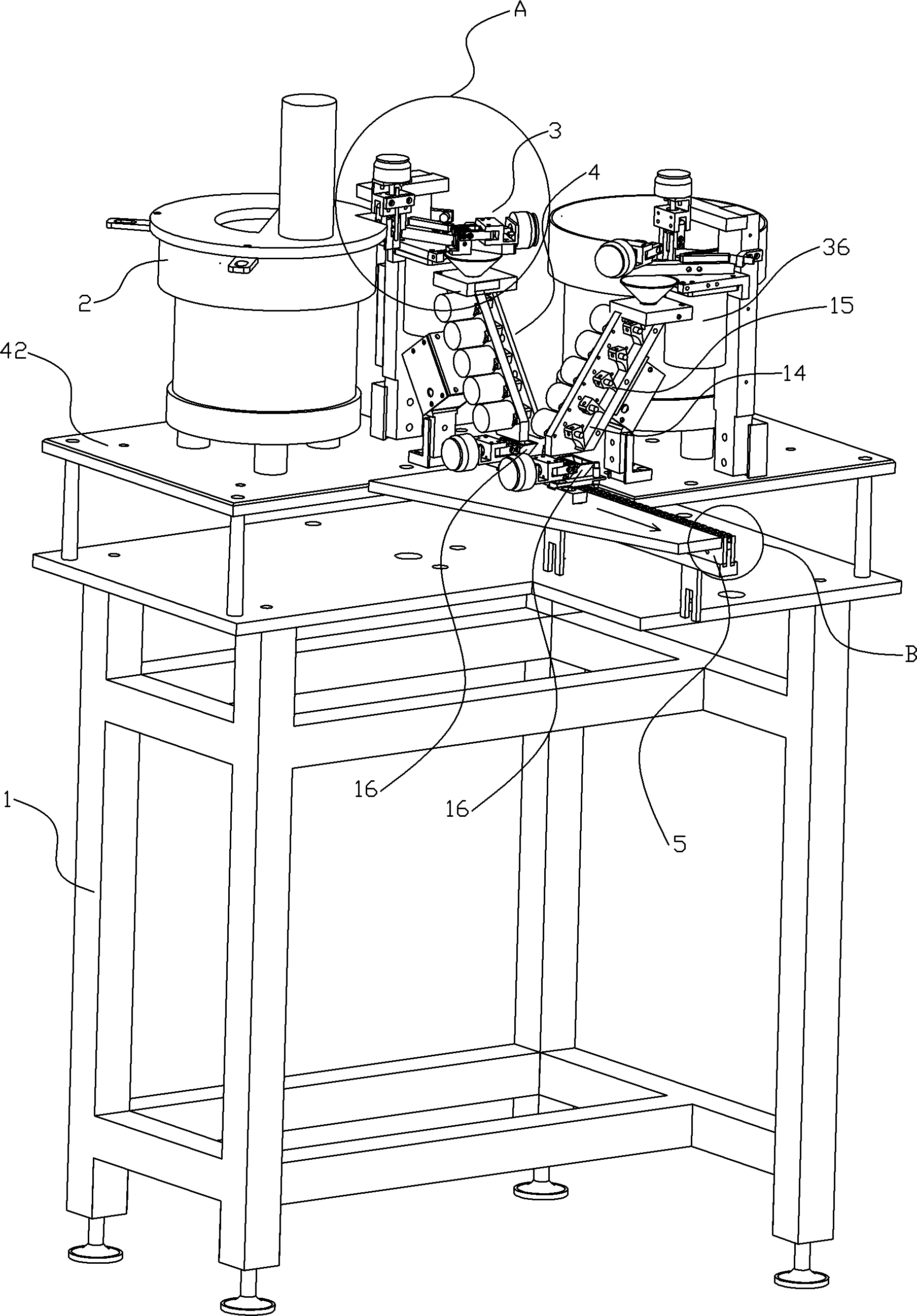 Automatic filament charging machine