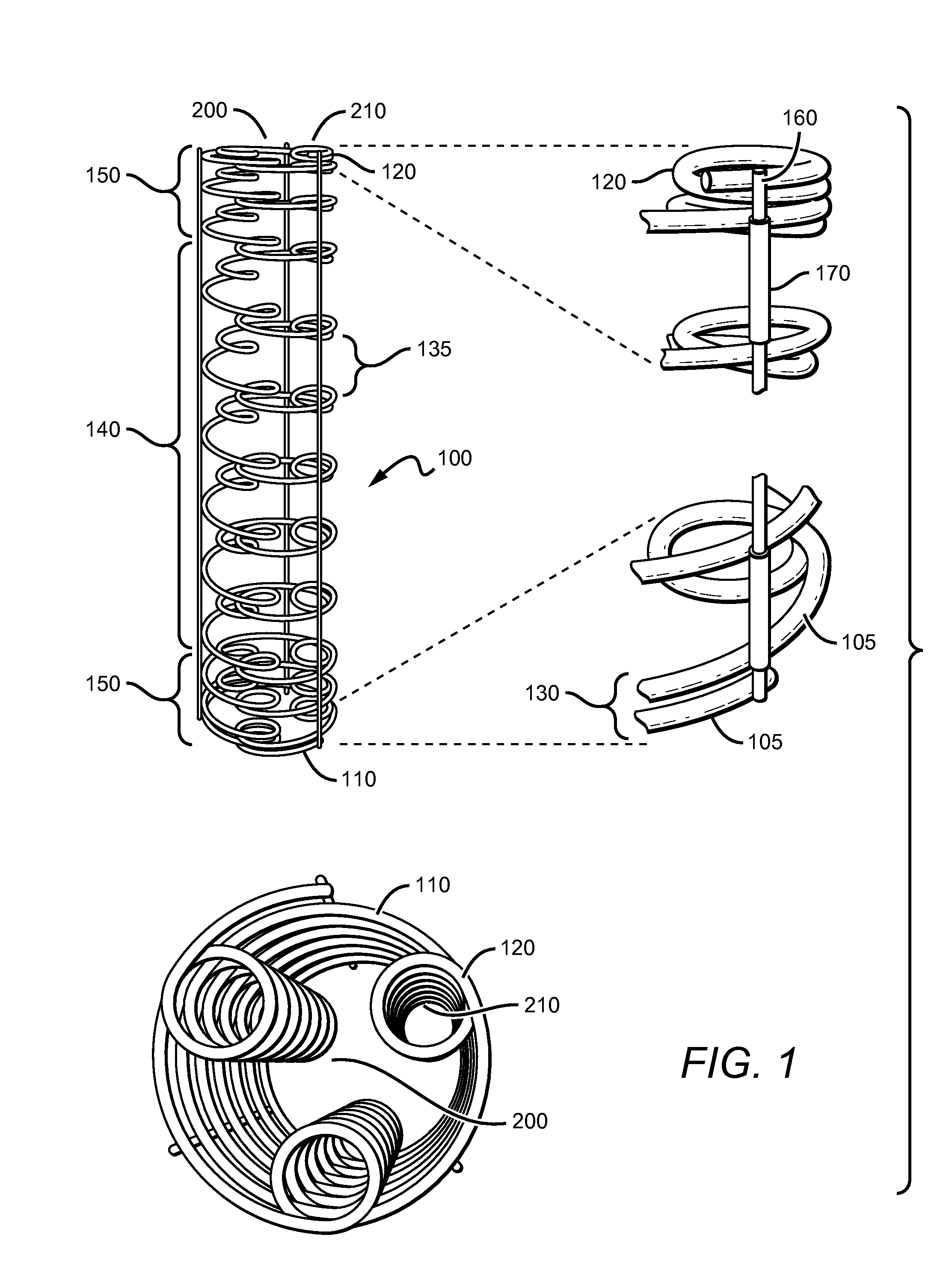 Coil Bioabsorbable Stents