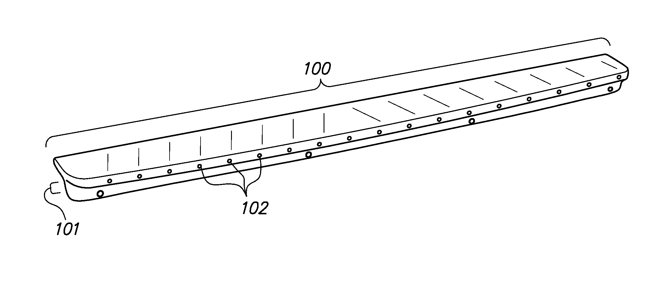 Aerodynamic Spoiler For Pickup Truck With LED Lights