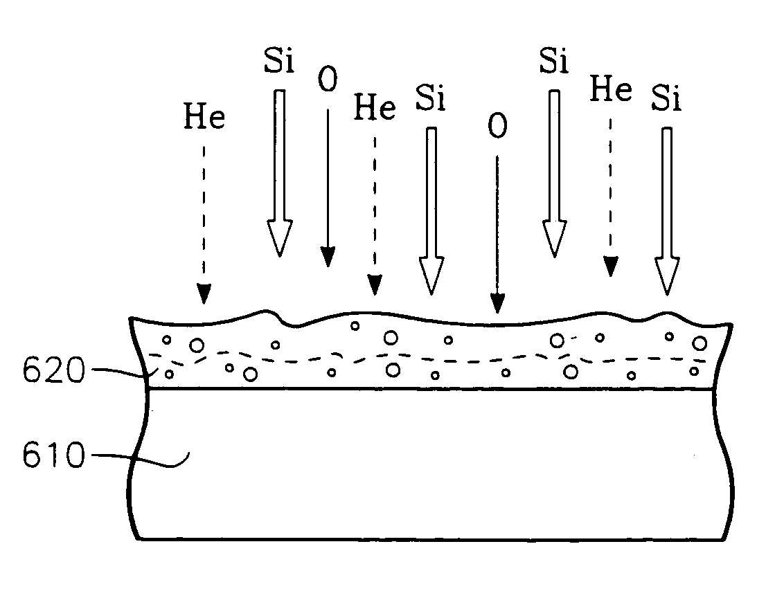 Method for ion implanting insulator material to reduce dielectric constant