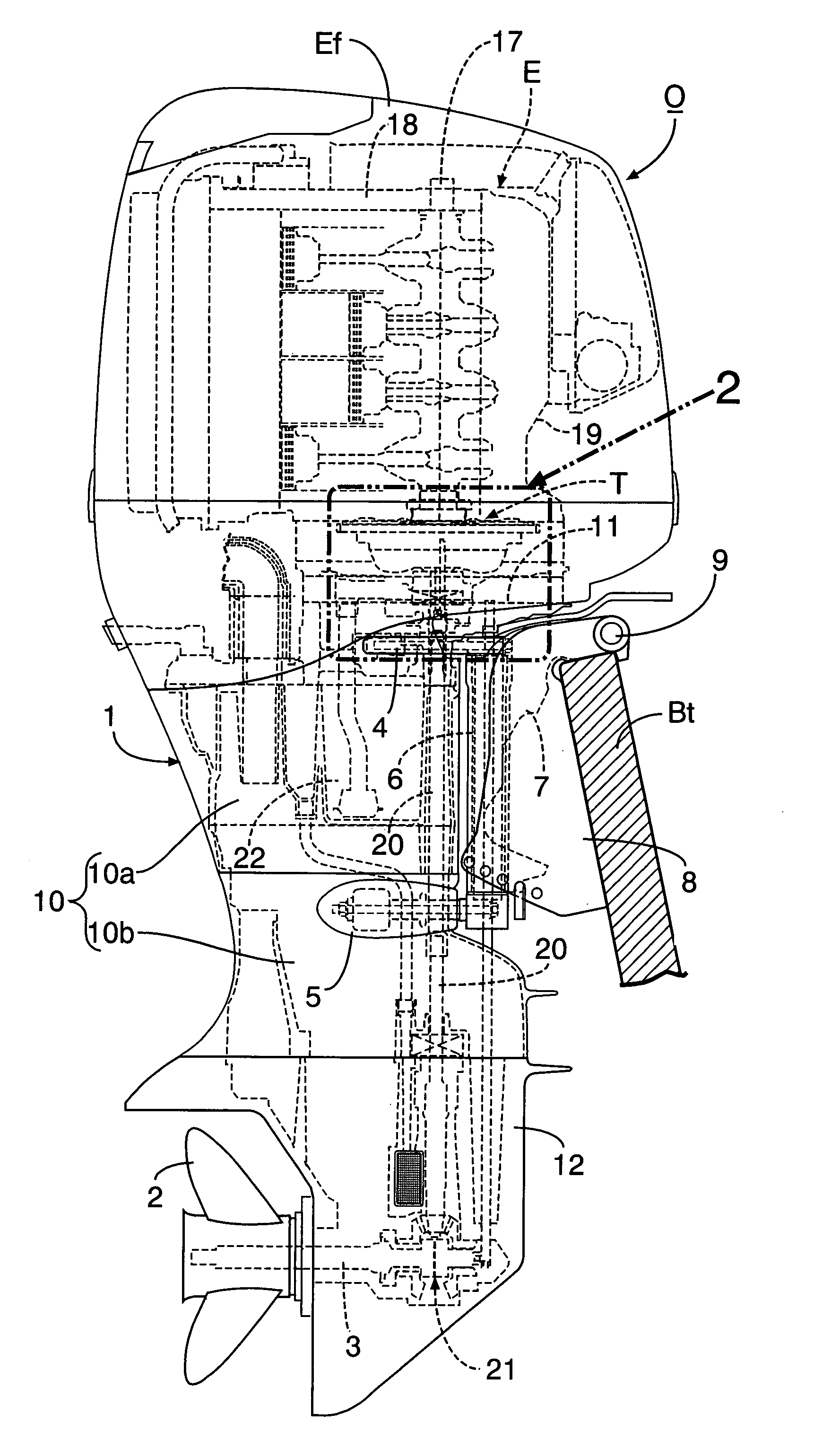 Outboard engine system