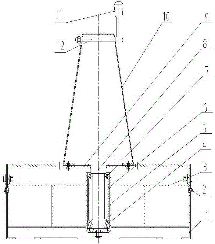 Cable take-up and pay-off bracket