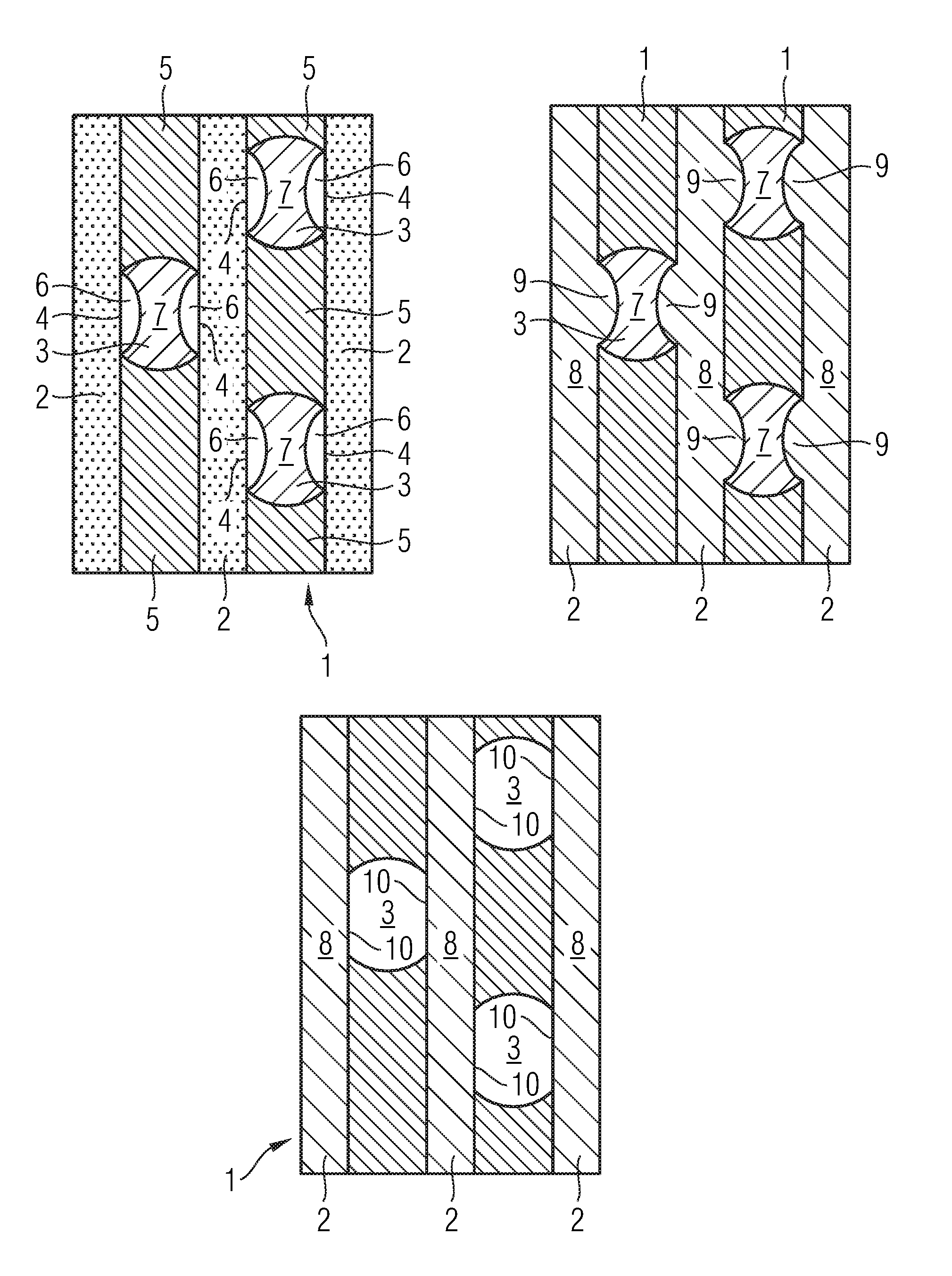 Method for forming an isolating trench with a dielectric material