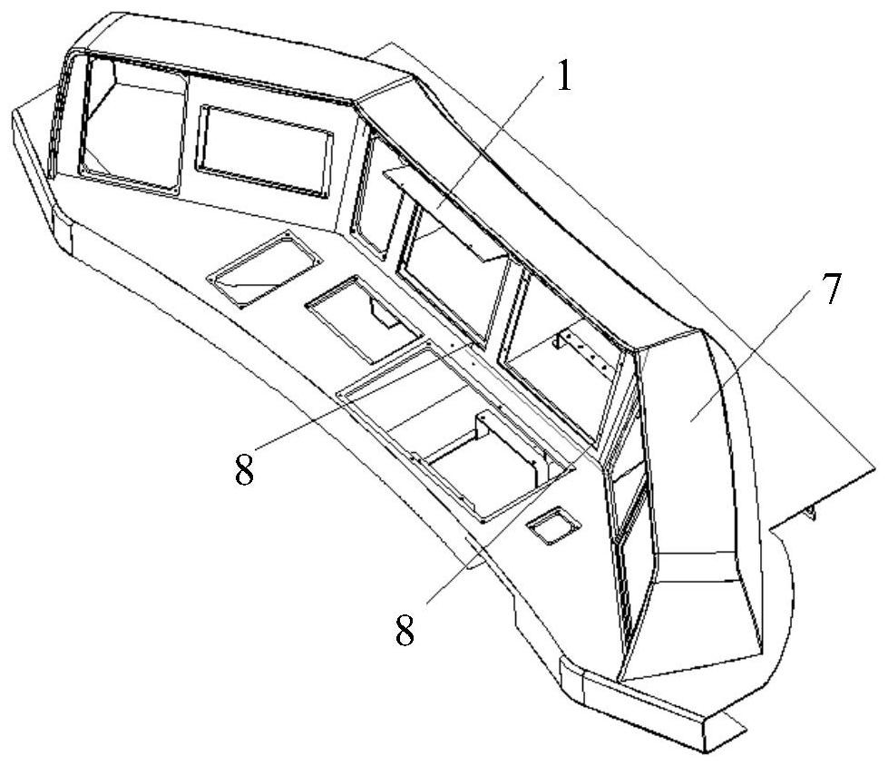 A kind of sun visor mechanism and rail car