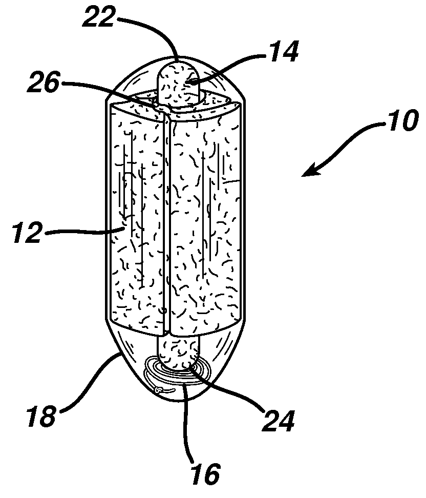 Tampon with flexible panels